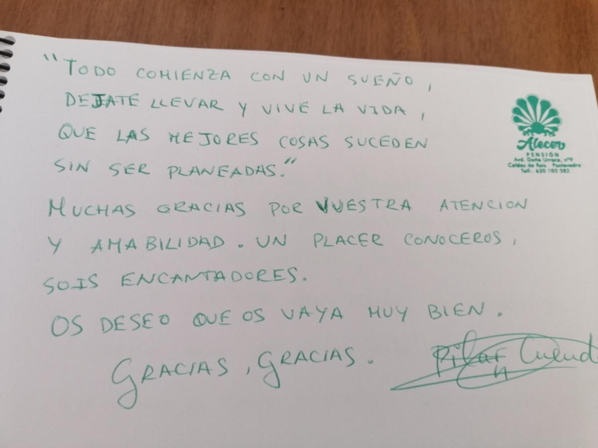 Pension Alecer Caldas De Reis Buitenkant foto